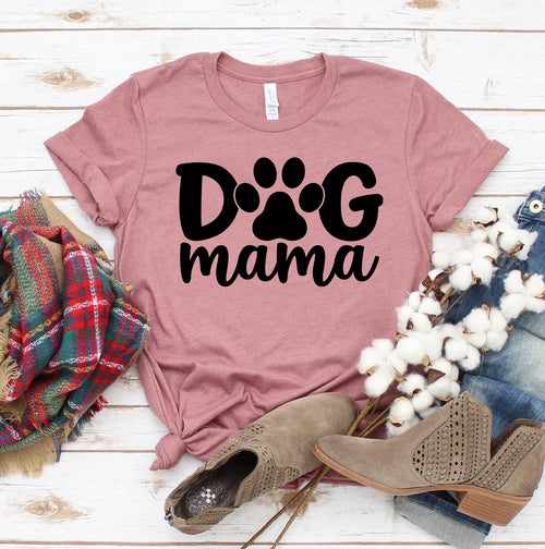 T-Shirt With Logo Dog Mama